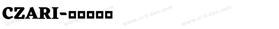 CZARI字体转换