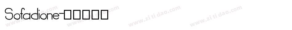 Sofadione字体转换