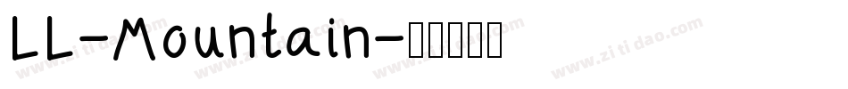 LL-Mountain字体转换
