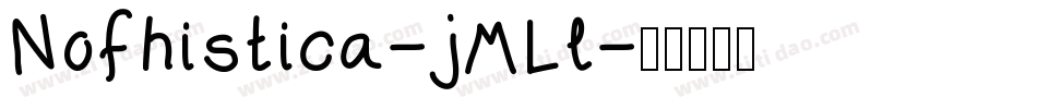 Nofhistica-jMLl字体转换