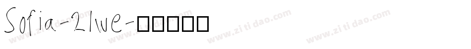Sofia-2lwe字体转换