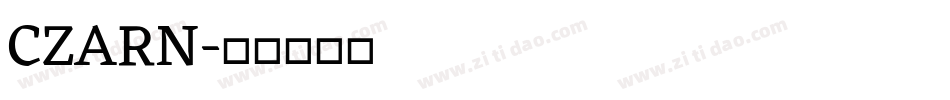 CZARN字体转换