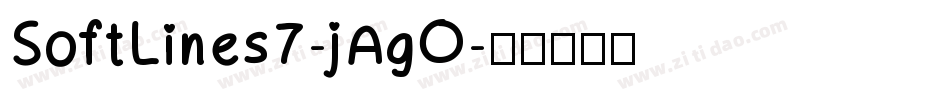 SoftLines7-jAgO字体转换