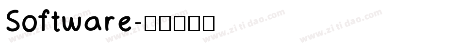 Software字体转换