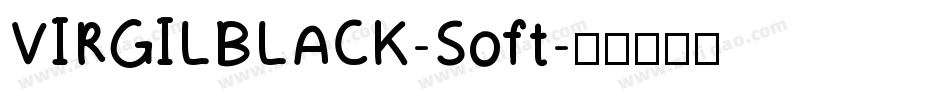 VIRGILBLACK-Soft字体转换