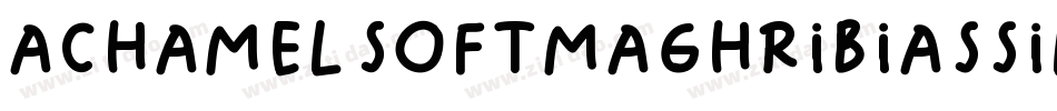 AchamelSoftMaghribiAssile-3zzR3字体转换