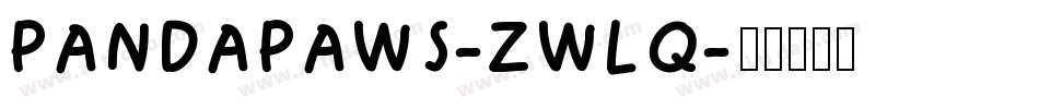 PandaPaws-ZwLq字体转换