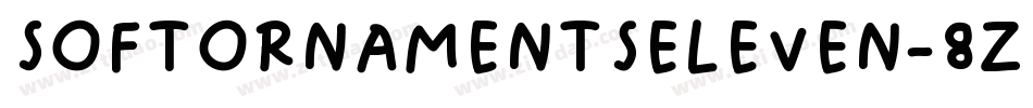 Softornamentseleven-8zeZ字体转换