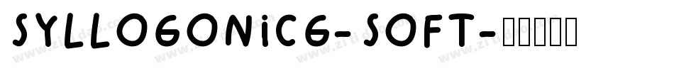 SyllogonICG-Soft字体转换