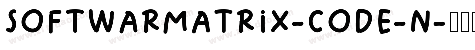 softwarmatrix-code-n字体转换
