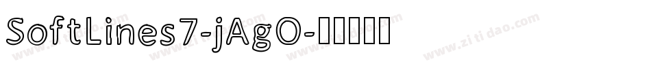 SoftLines7-jAgO字体转换