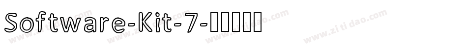 Software-Kit-7字体转换