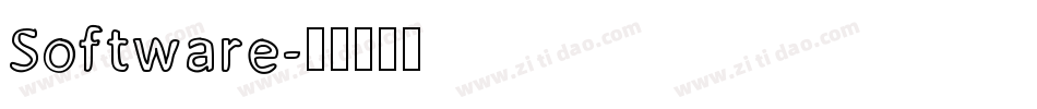 Software字体转换