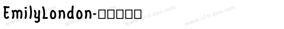 EmilyLondon字体转换