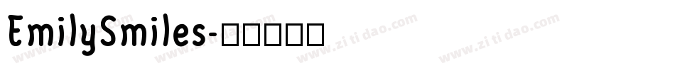 EmilySmiles字体转换