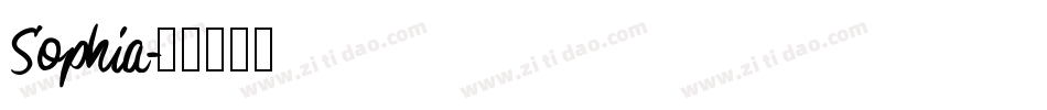 Sophia字体转换