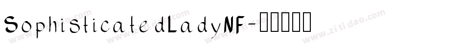 SophisticatedLadyNF字体转换