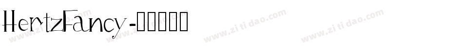 HertzFancy字体转换