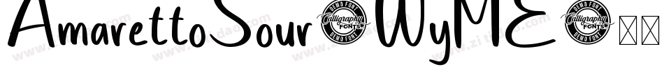 AmarettoSour-WyME字体转换