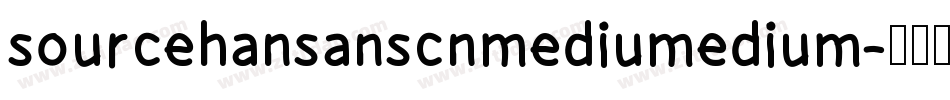 sourcehansanscnmediumedium字体转换