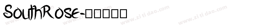 SouthRose字体转换