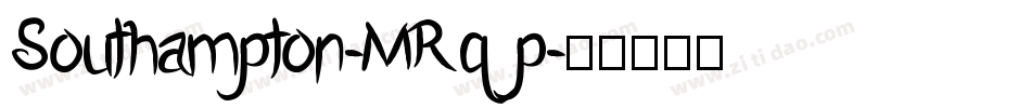 Southampton-MRqp字体转换