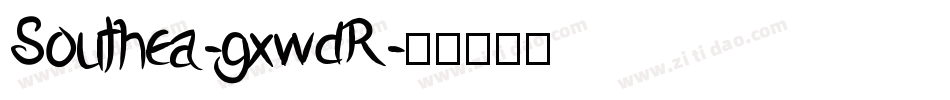 Southea-gxwdR字体转换
