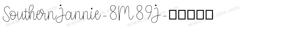 SouthernJannie-8M89J字体转换