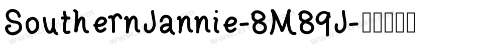 SouthernJannie-8M89J字体转换