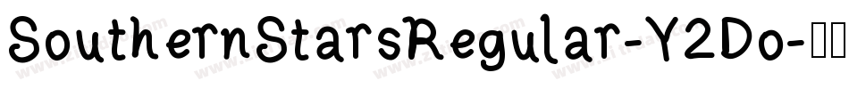 SouthernStarsRegular-Y2Do字体转换
