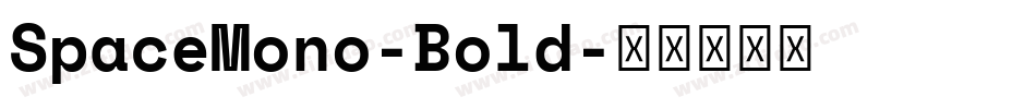 SpaceMono-Bold字体转换