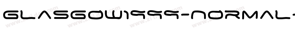 Glasgow1999-Normal字体转换