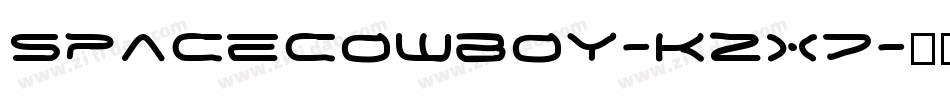 SpaceCowboy-KZX7字体转换