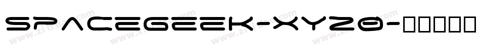 SpaceGeek-xyZ0字体转换