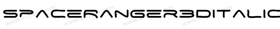 SpaceRanger3DItalic-Z3JK字体转换