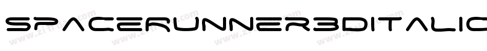 SpaceRunner3DItalic-vmmVM字体转换