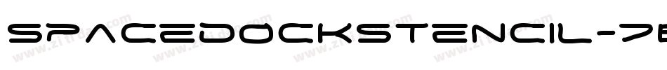 SpacedockStencil-7BXV字体转换