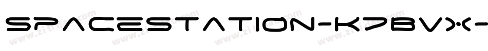 Spacestation-K7BVX字体转换