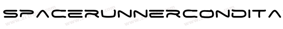 spacerunnercondital字体转换