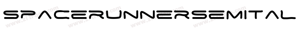 spacerunnersemital字体转换