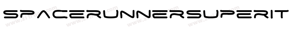 spacerunnersuperital字体转换