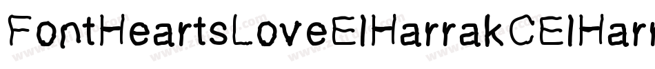 FontHeartsLoveElHarrakCElHarrakblogspotcom-2Vvv字体转换