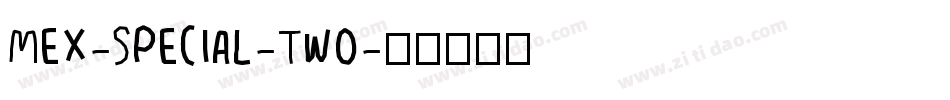 Mex-Special-Two字体转换