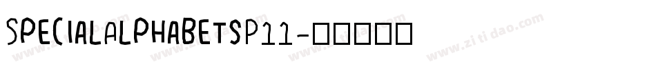 SpecialAlphabetsP11字体转换