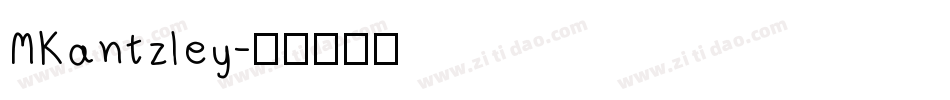 MKantzley字体转换