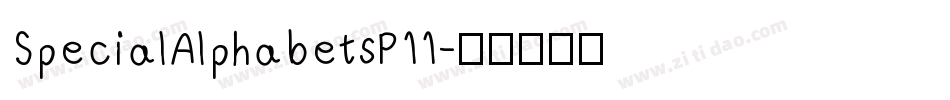 SpecialAlphabetsP11字体转换