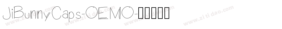 JiBunnyCaps-OEMO字体转换