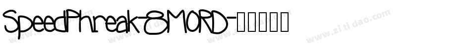 SpeedPhreak-8MORD字体转换