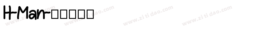 H-Man字体转换