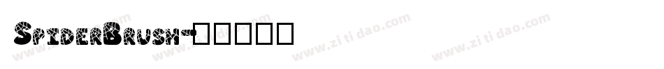 SpiderBrush字体转换